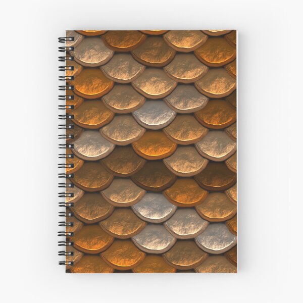 Item preview, Shimmering  scale pattern in brown and copper tones designed and sold by sosweet.