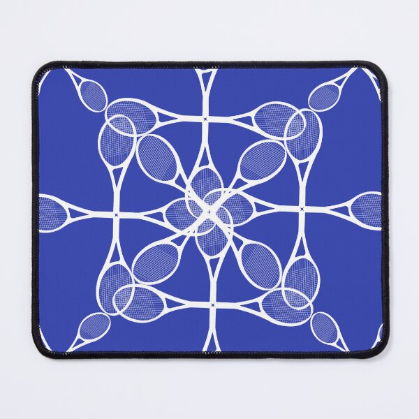 Item preview, Tennis Racket Pattern - Blue and White designed and sold by JoanNinjaHen.