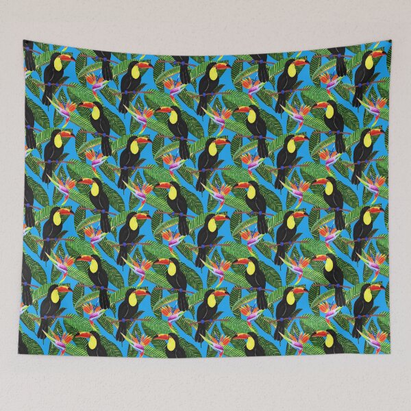Item preview, Toucan in jungle designed and sold by ullithehat.