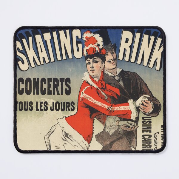 Item preview, SKATING RINK De La Chaussee D Antin Jules Cheret Old French Poster designed and sold by retroposters.