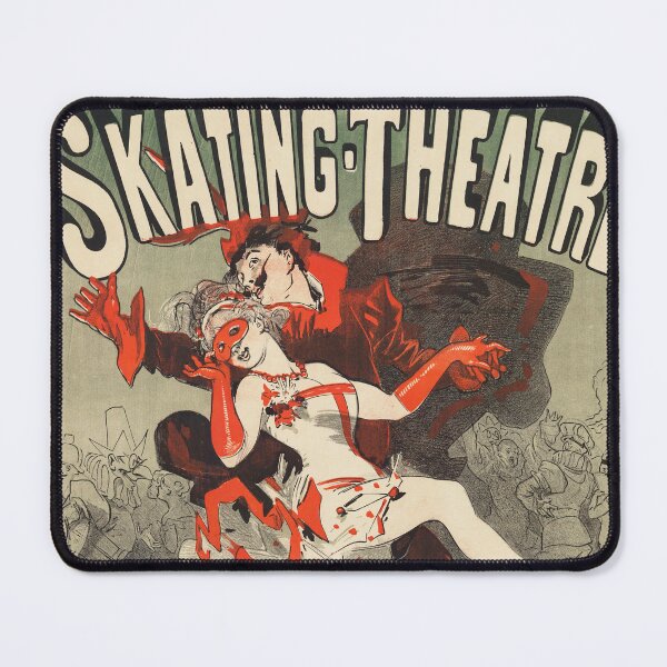 Item preview, BAL MASQUE 15 rue Blanche Skating Theatre Les Maitres De L’Affiche 1886 French Poster by Jules Cheret designed and sold by retroposters.