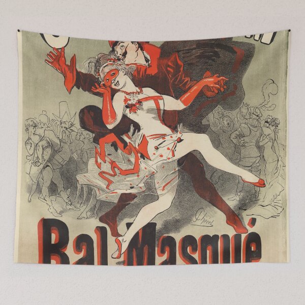 Item preview, BAL MASQUE 15 rue Blanche Skating Theatre Les Maitres De L’Affiche 1886 French Poster by Jules Cheret designed and sold by retroposters.