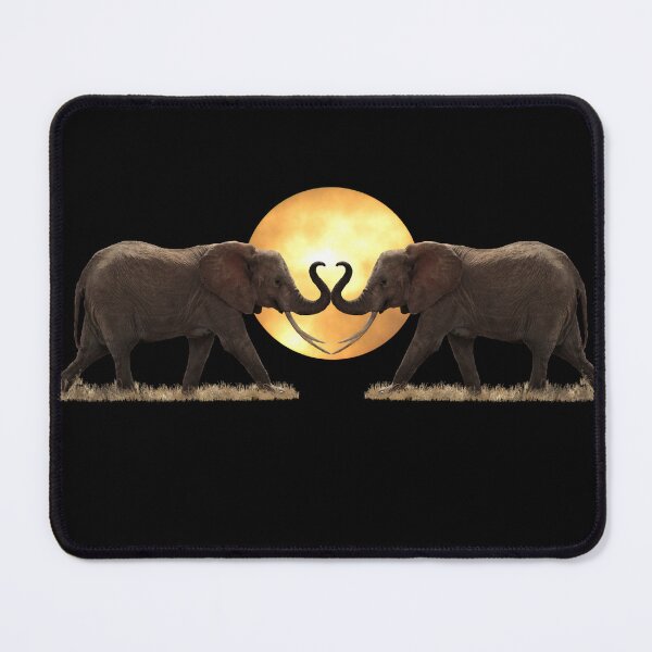 Item preview, Elephants in front of the sun - Kenya / Africa designed and sold by TShirtsundMehr.