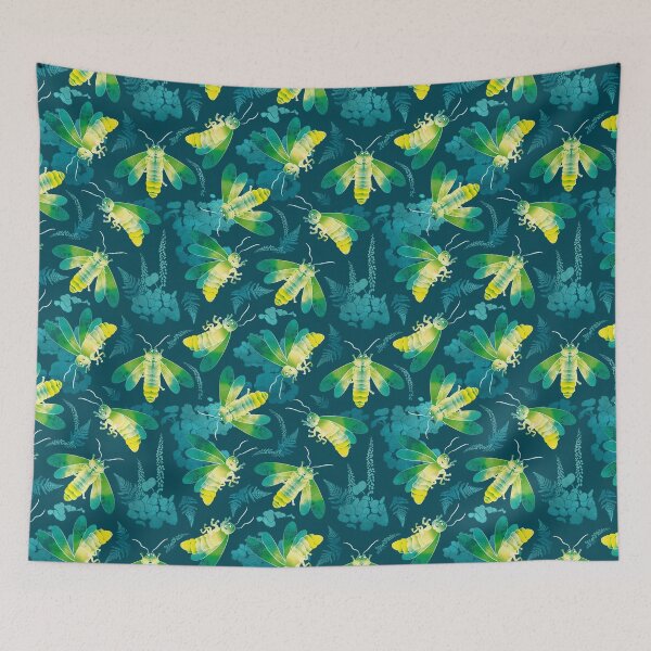 Item preview, Fireflies Glowing Nights designed and sold by SelmaCardoso.