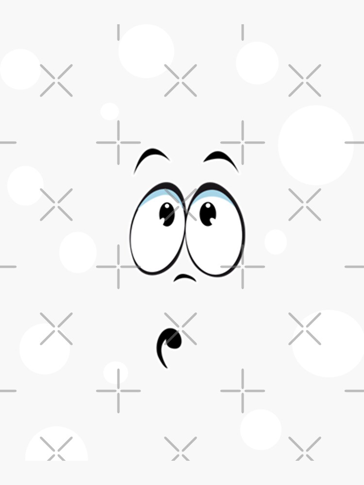 "clueless googly eyes emoji face" Sticker for Sale by Missimaniakinyi