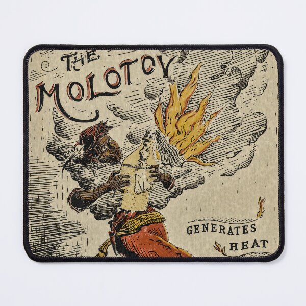 Item preview, The molotov fights oppressors - Human version designed and sold by Loki Propagandart.