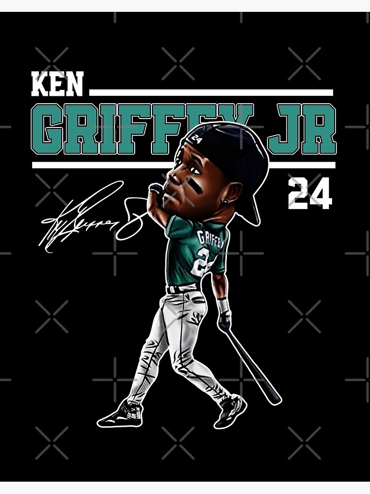 Ken Griffey Jr The Kid Seattle Baseball Legend Signature Vintage Retro 80s  90s Bootleg Rap Style Sticker for Sale by LedanWyman