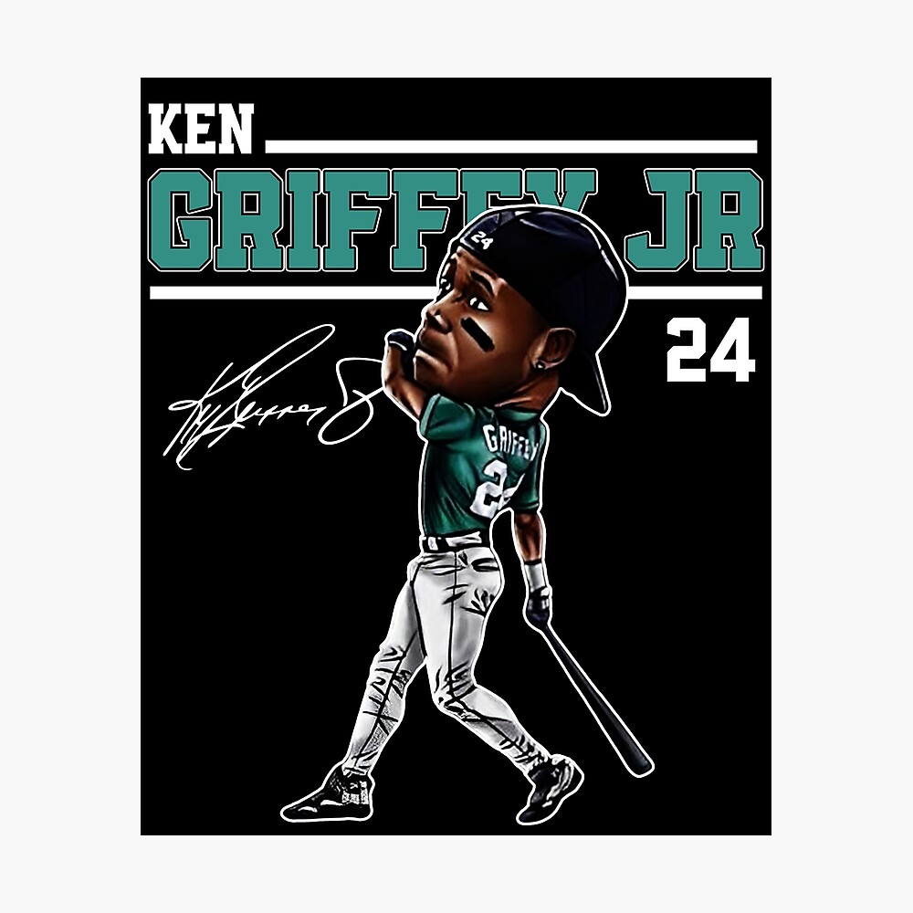 Ken Griffey Jr The Kid Basketball Legend Signature Vintage T-shirt - Ink In  Action