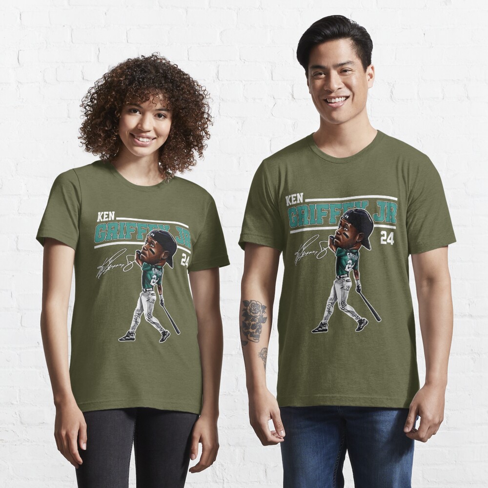 Legend Ken Griffey Jr Basetball 90s Bootleg Style T-Shirt