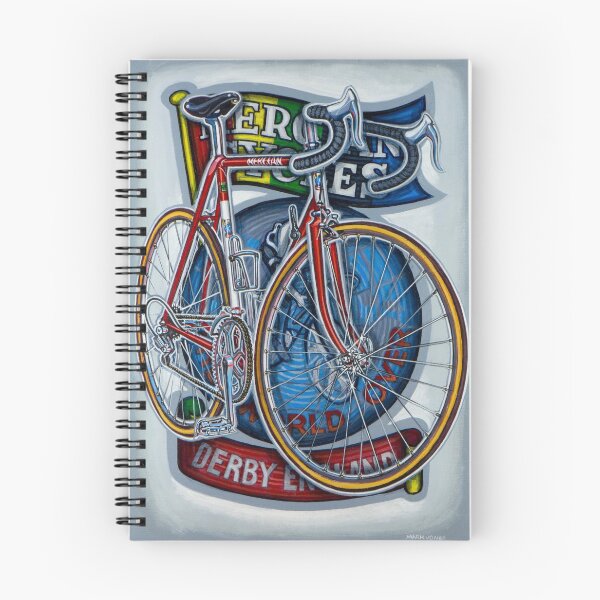 Item preview, Mercian Flam Red Road Bicycle designed and sold by markhowardjonesart.