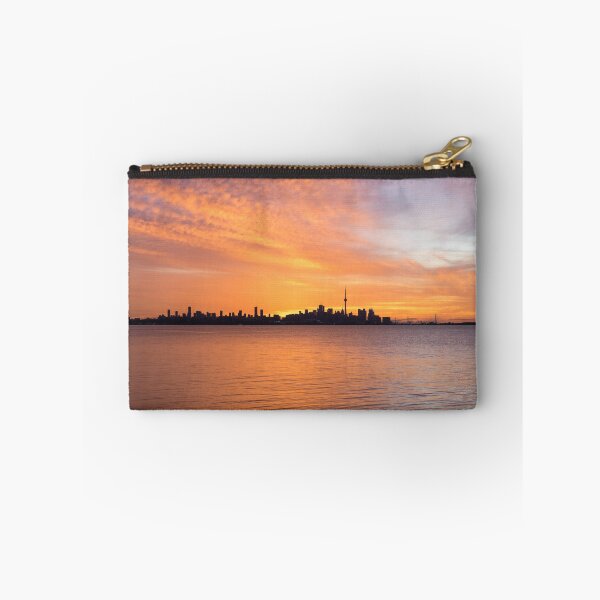 Item preview, Orange Glory - Toronto Distinctive Skyline Minutes Before Sunrise designed and sold by Georgia Mizuleva.