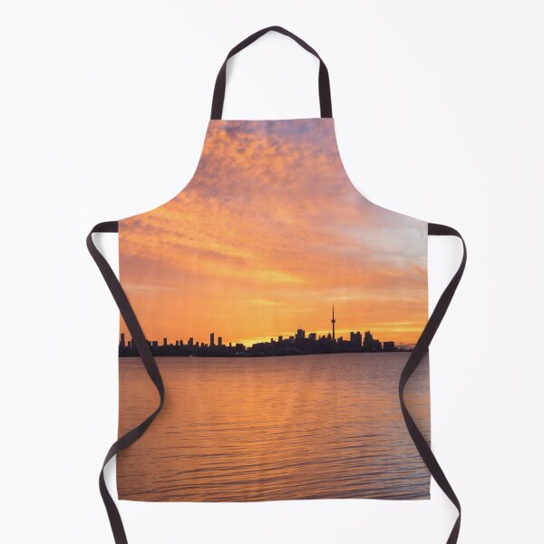 Item preview, Orange Glory - Toronto Distinctive Skyline Minutes Before Sunrise designed and sold by Georgia Mizuleva.
