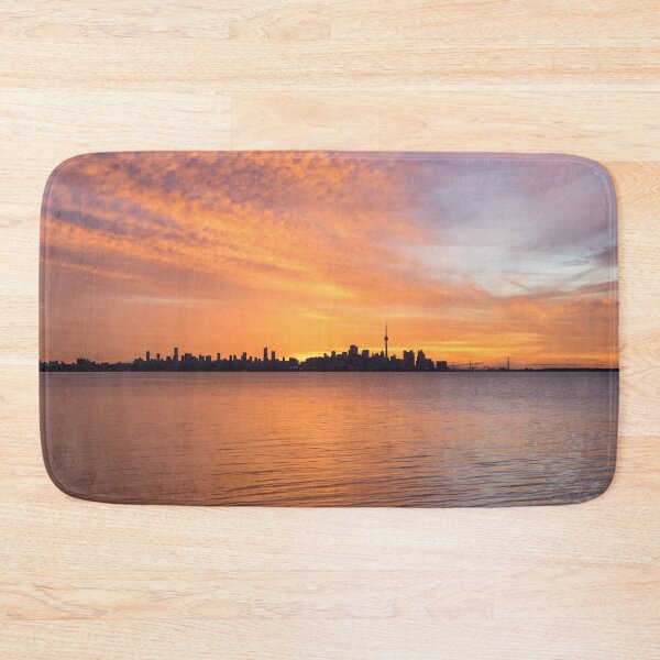 Item preview, Orange Glory - Toronto Distinctive Skyline Minutes Before Sunrise designed and sold by Georgia Mizuleva.
