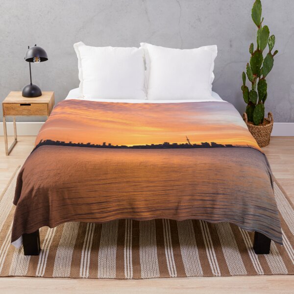 Item preview, Orange Glory - Toronto Distinctive Skyline Minutes Before Sunrise designed and sold by Georgia Mizuleva.