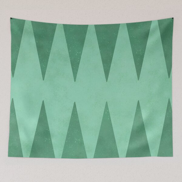 Item preview, Green shiny rhombus pattern designed and sold by MinEkkoArt.