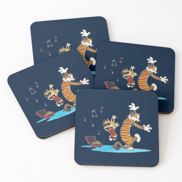 Item preview, Calvin And Hobbes Dancing              designed and sold by ElephentCage.