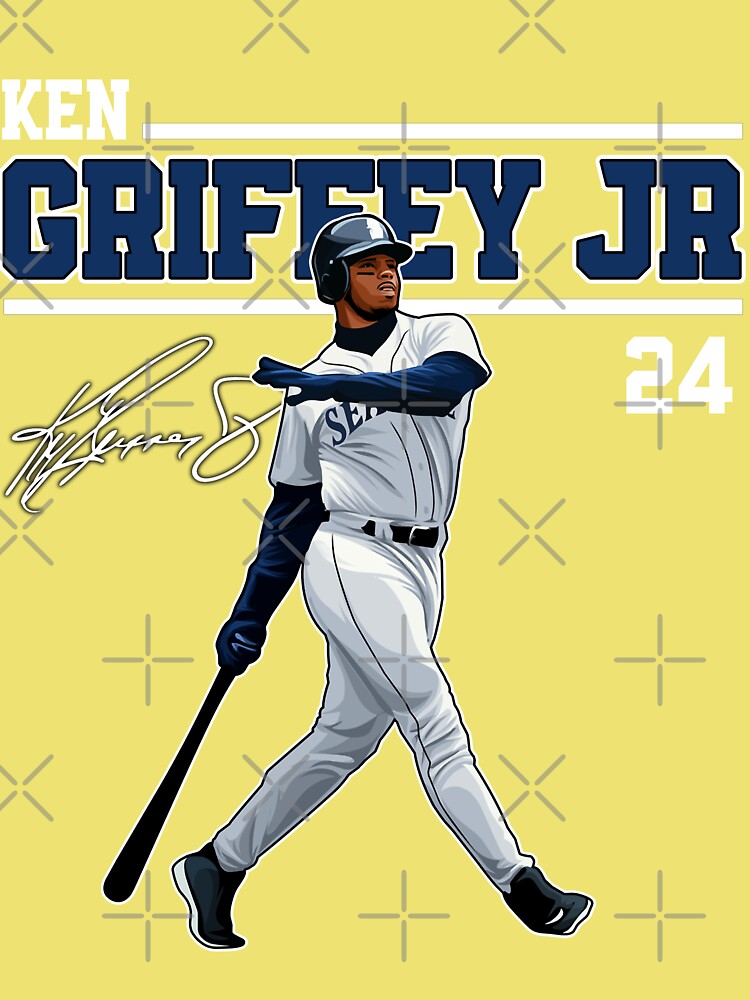 Ken Griffey Jr The Kid Basketball Legend Signature Vintage T-shirt - Ink In  Action