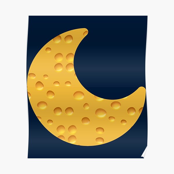 "Funny Moon Cheese Wallace And Gromit " Poster for Sale by