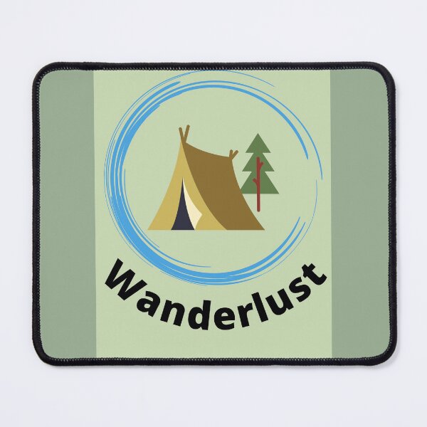 Item preview, Wanderlust camping  designed and sold by ArtistRebeccaLS.