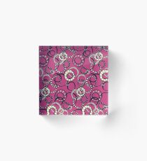 Honolulu hoopla pink Acrylic Block