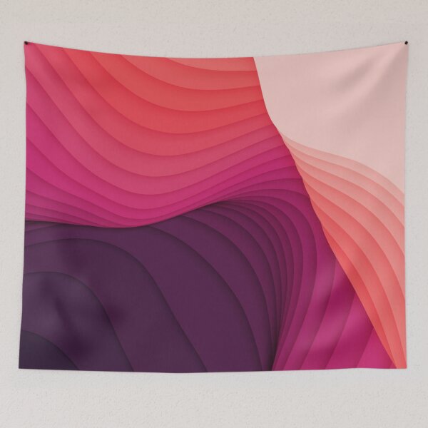 Item preview, Abstract strips Art Pink Red  designed and sold by Tshirtstory.