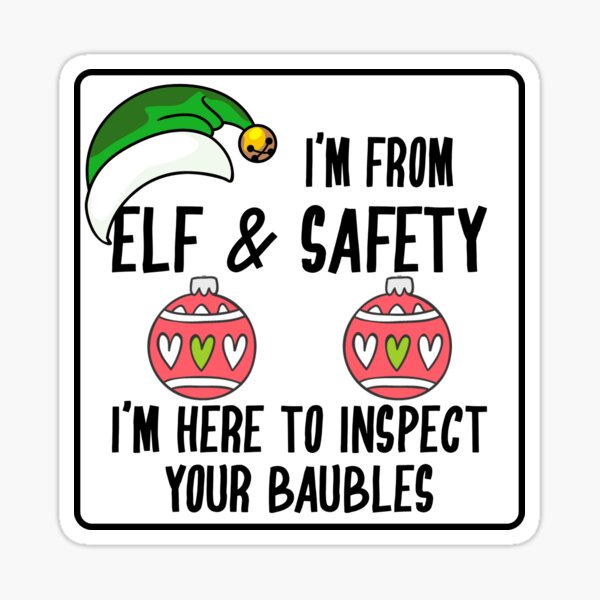 Dirty Christmas Jokes, Funny Christmas Jokes Sticker for Sale by