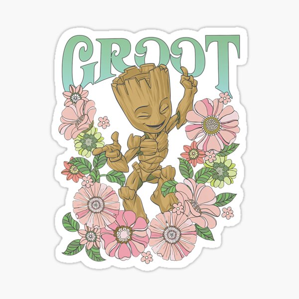 Floral Dance Poster Sticker