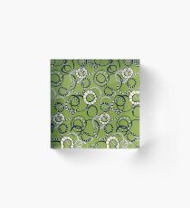 Honolulu hoopla green Acrylic Block