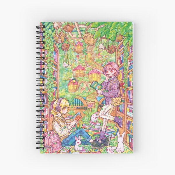 Library in my dreams Spiral Notebook