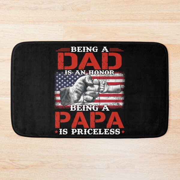 Item preview, Mens Being Dad is an Honor Being Papa is Priceless USA Flag designed and sold by Bjar Hani.