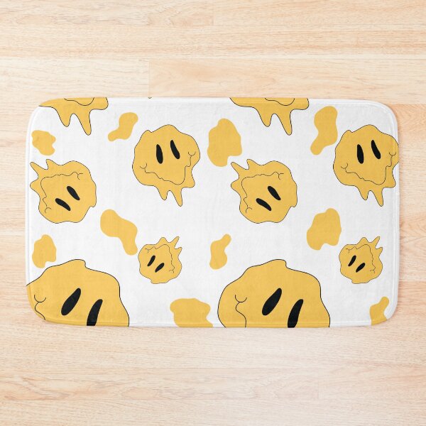 Item preview, Yellow, White Acid Smiley Face Pattern by Bossy Cat Home designed and sold by BossyCatHome.