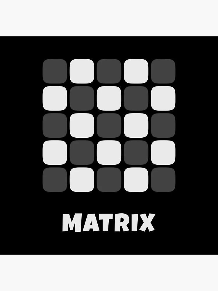 Thumbnail 3 of 3, Poster, Matrix Data Structure designed and sold by Mechashadow.