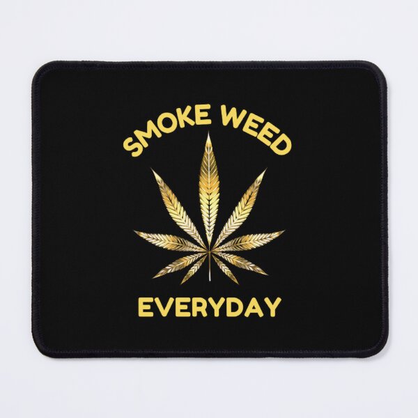 Item preview, Smoke Weed Everyday, Cannabis, Marijuana, Weed, 420, Leaf, Gold designed and sold by BestDesignbySof.