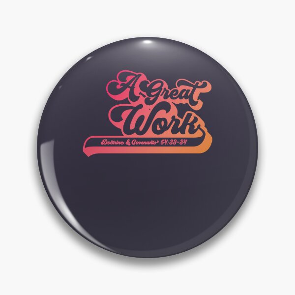 Item preview, For Men Women latter day saints church 2021 Youth Theme A Great Work quot Groovy Design designed and sold by PaulMulenix87.