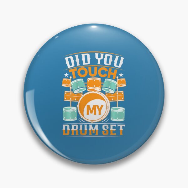 Item preview, Did You Touch My Drum Set Backprint Drummer designed and sold by JakeMemoris.