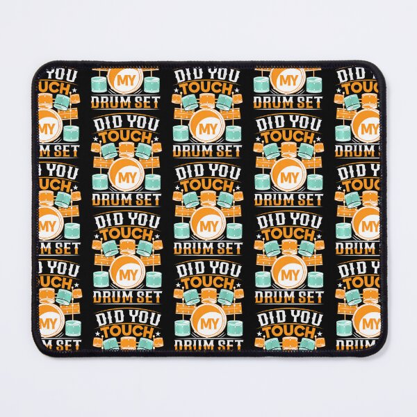 Item preview, Did You Touch My Drum Set Backprint Drummer designed and sold by JakeMemoris.