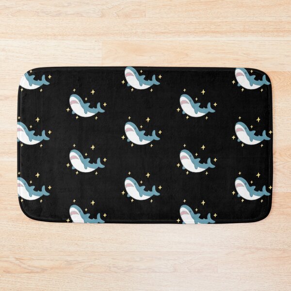 Item preview, Blahaj The Shark (black background) designed and sold by BabajStore.