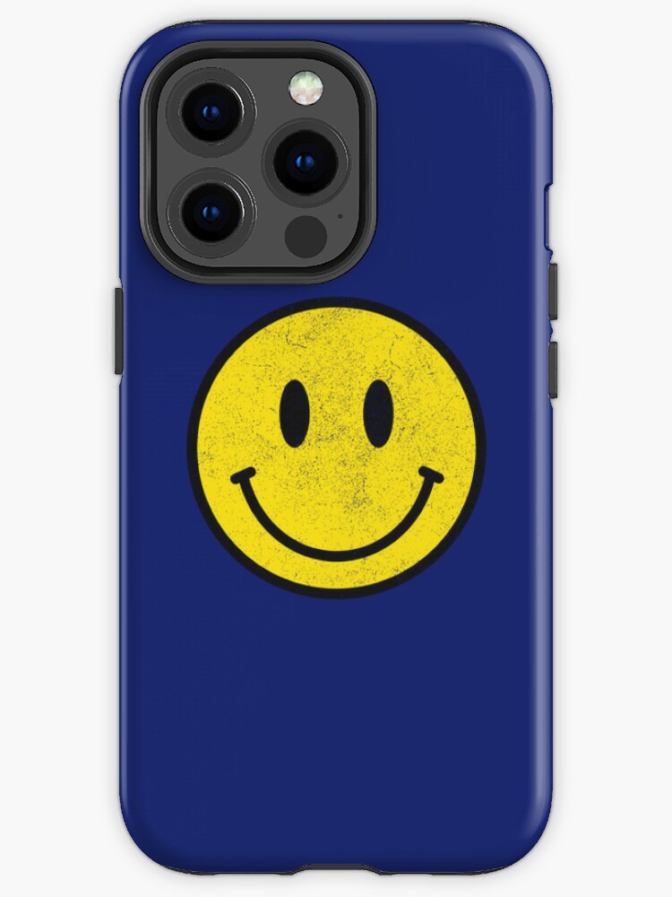 Happy Heart iPhone Case / 90s Smiley Face Heart Pattern 