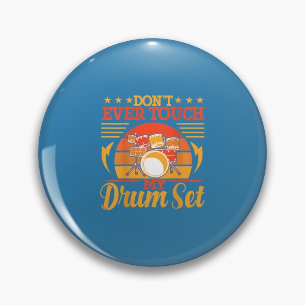 Item preview, Don_t Ever Touch My Drum Set Backprint Drummer designed and sold by JakeMemoris.