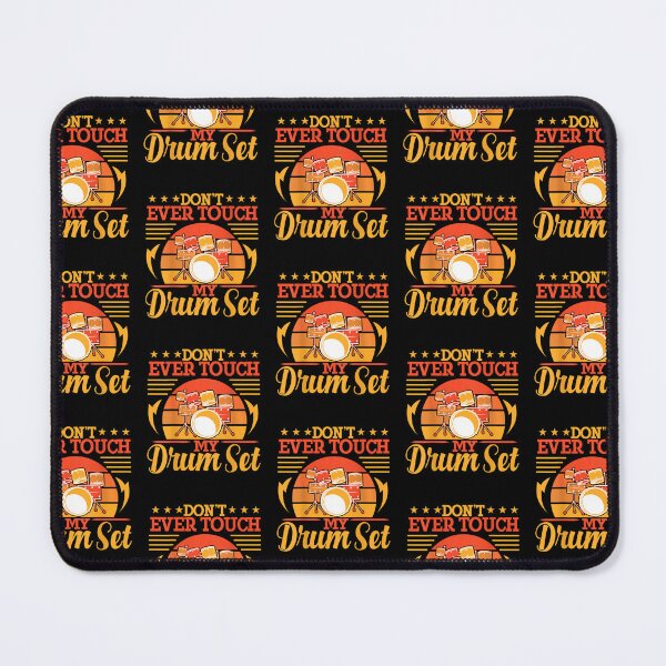 Item preview, Don_t Ever Touch My Drum Set Backprint Drummer designed and sold by JakeMemoris.
