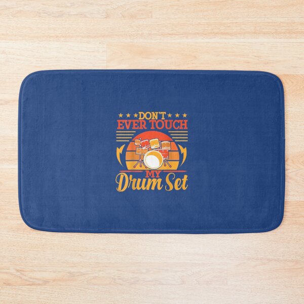 Item preview, Don_t Ever Touch My Drum Set Backprint Drummer designed and sold by JakeMemoris.