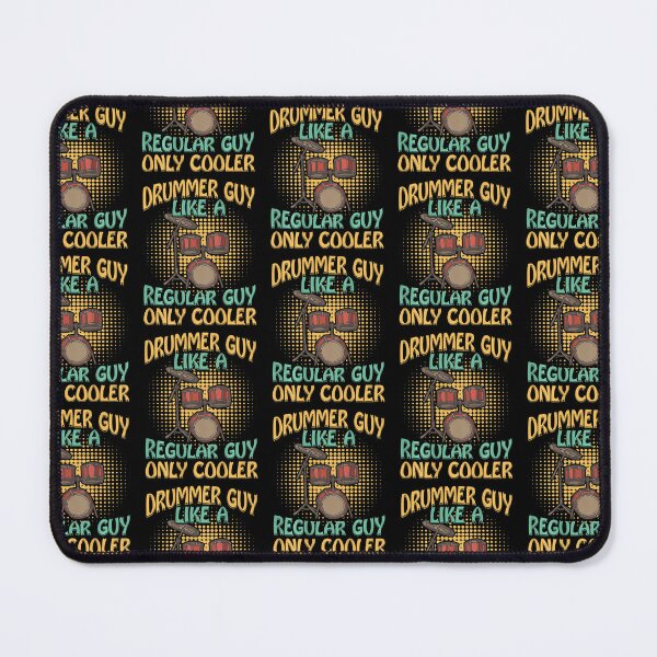 Item preview, Drummer Guy Like A Regular Guy Only Cooler Backprint Drummer designed and sold by JakeMemoris.