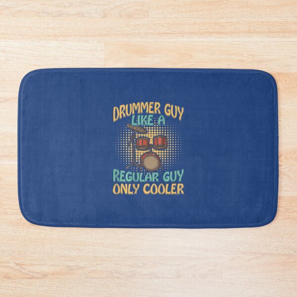 Item preview, Drummer Guy Like A Regular Guy Only Cooler Backprint Drummer designed and sold by JakeMemoris.