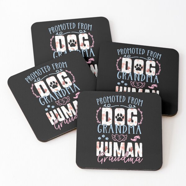 Item preview, Promoted From Dog Grandma To Human Grandma| Funny Mother's Day Gift designed and sold by JUSTBEELEGANT.