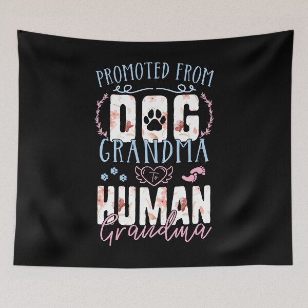 Item preview, Promoted From Dog Grandma To Human Grandma| Funny Mother's Day Gift designed and sold by JUSTBEELEGANT.