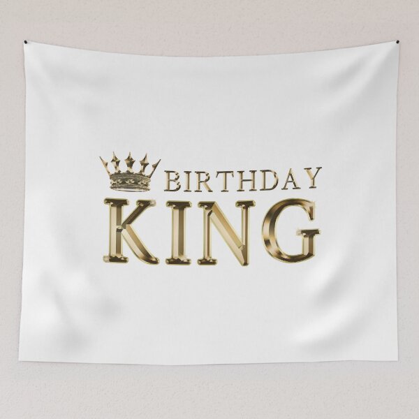 Item preview, Birthday King Golden Crown designed and sold by GenmarHerderson.