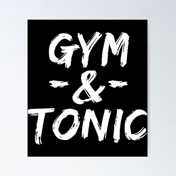 Aperçu de l'œuvre T-shirt Gym And Tonic T-shirt essentiel créée et vendue par marshacryjsy7.