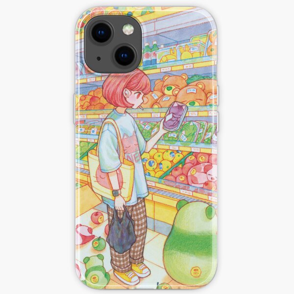a cute fruit shop iPhone Soft Case