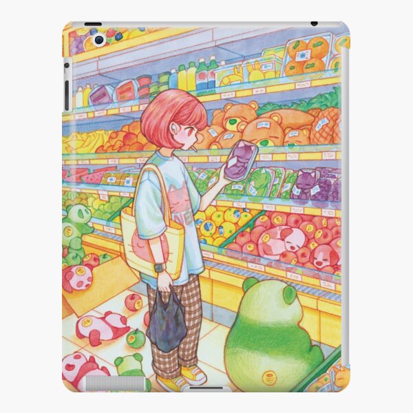 a cute fruit shop iPad Snap Case