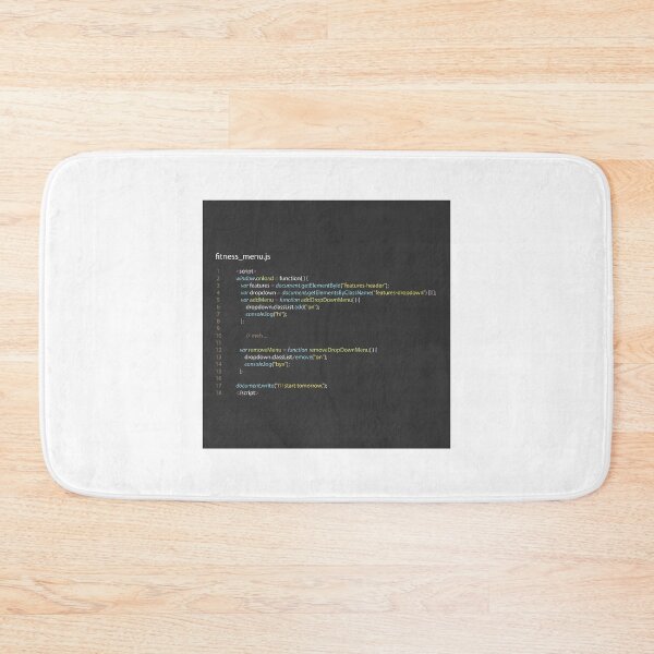 Item preview, Fitness_Menu.js COLOR TEXT Coasters (Set of 4) designed and sold by GenmarHerderson.